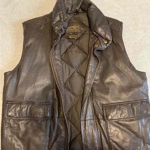 Vintage Eddie Bauer Leather Vest